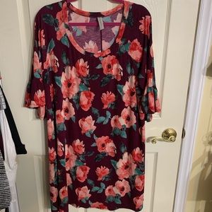 3x floral boutique dress